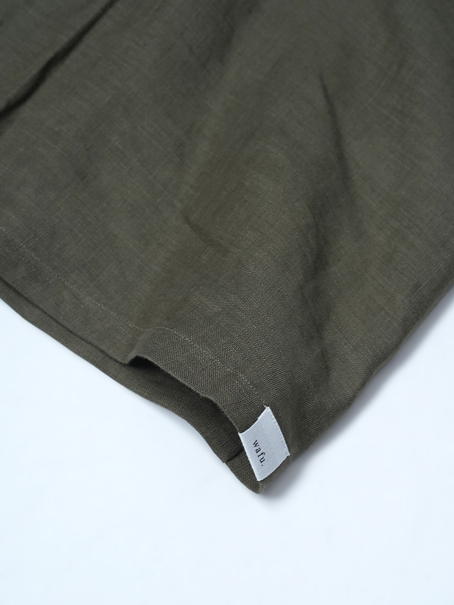 【見本品/LLサイズ】リネンタンクトップ 下着をつけずに快適に過ごせる カップなしタンク トッキノン / 藍媚茶(あいこびちゃ) sample-d0284
