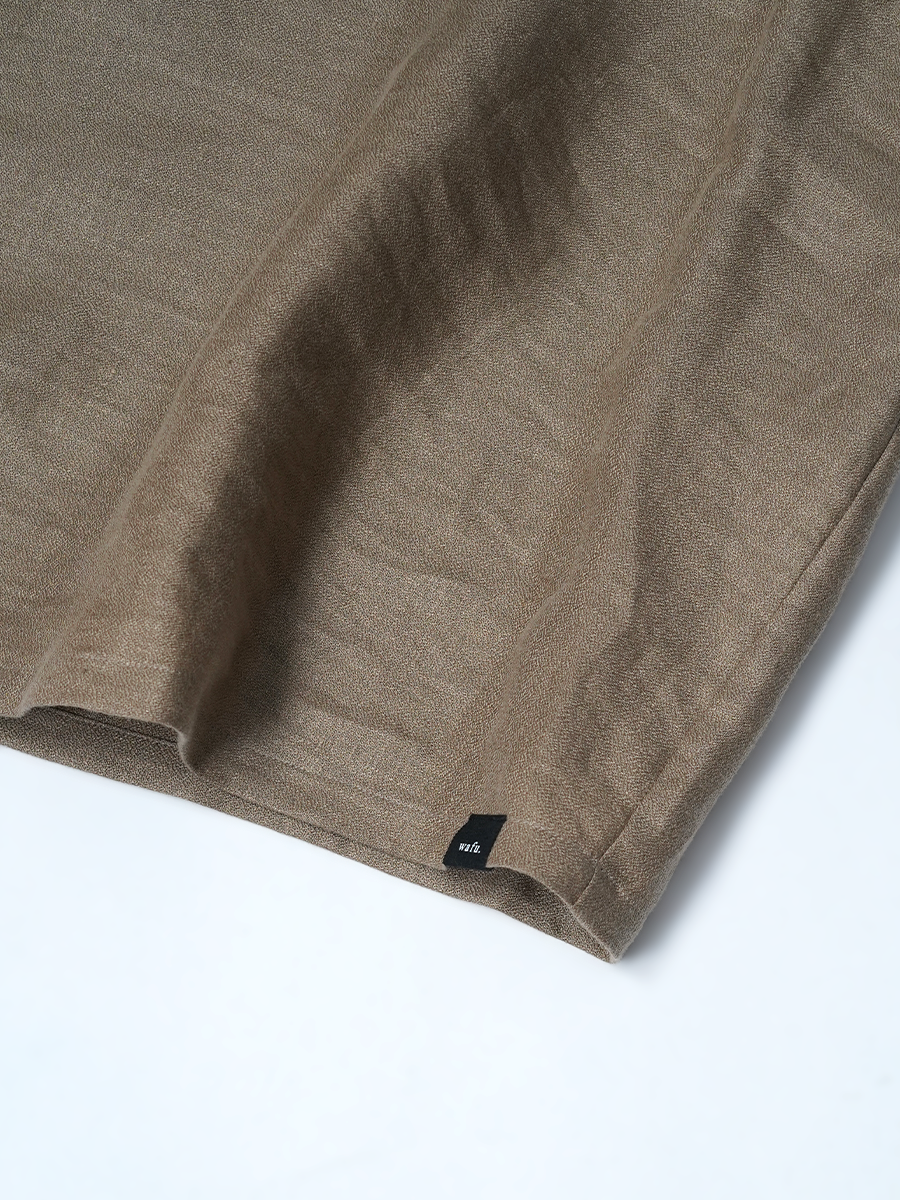 【見本品/LLサイズ】リネンタンクトップ リネン梨地 カップなしタンク トッキノン / ベージュ sample-d0468