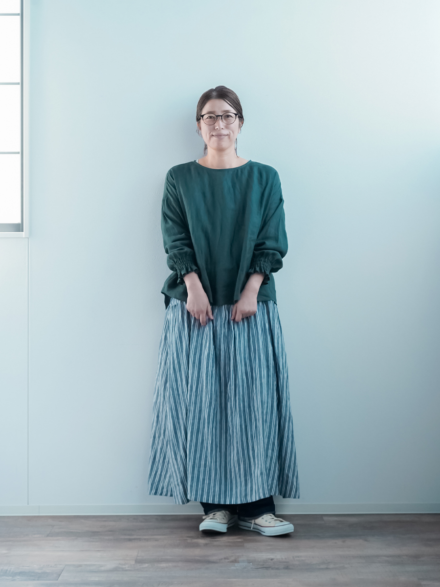 トップス kumi クミキョク KUMIKYOKU ストライプ トップス サイズ2 カットソー