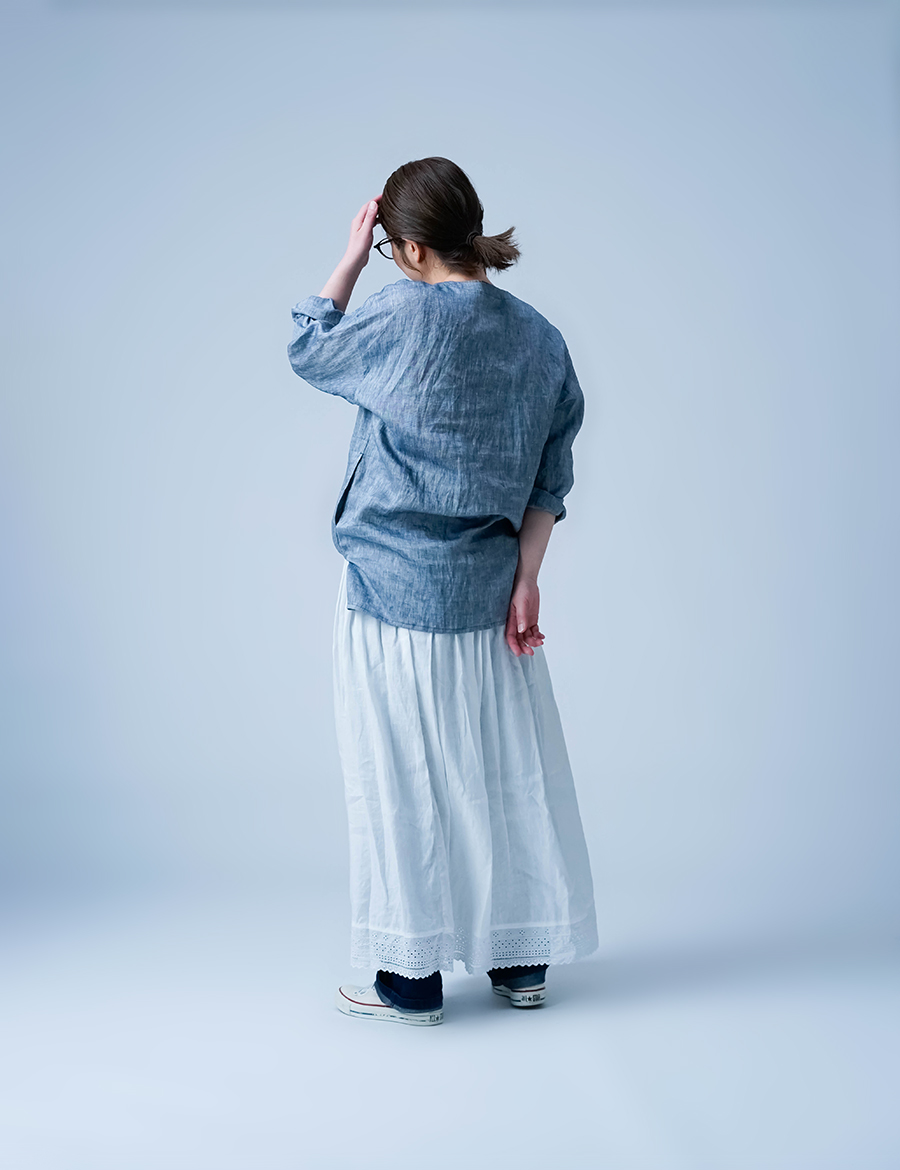 リネンドレス】優雅に揺らぎ華やかさをプラス リネン