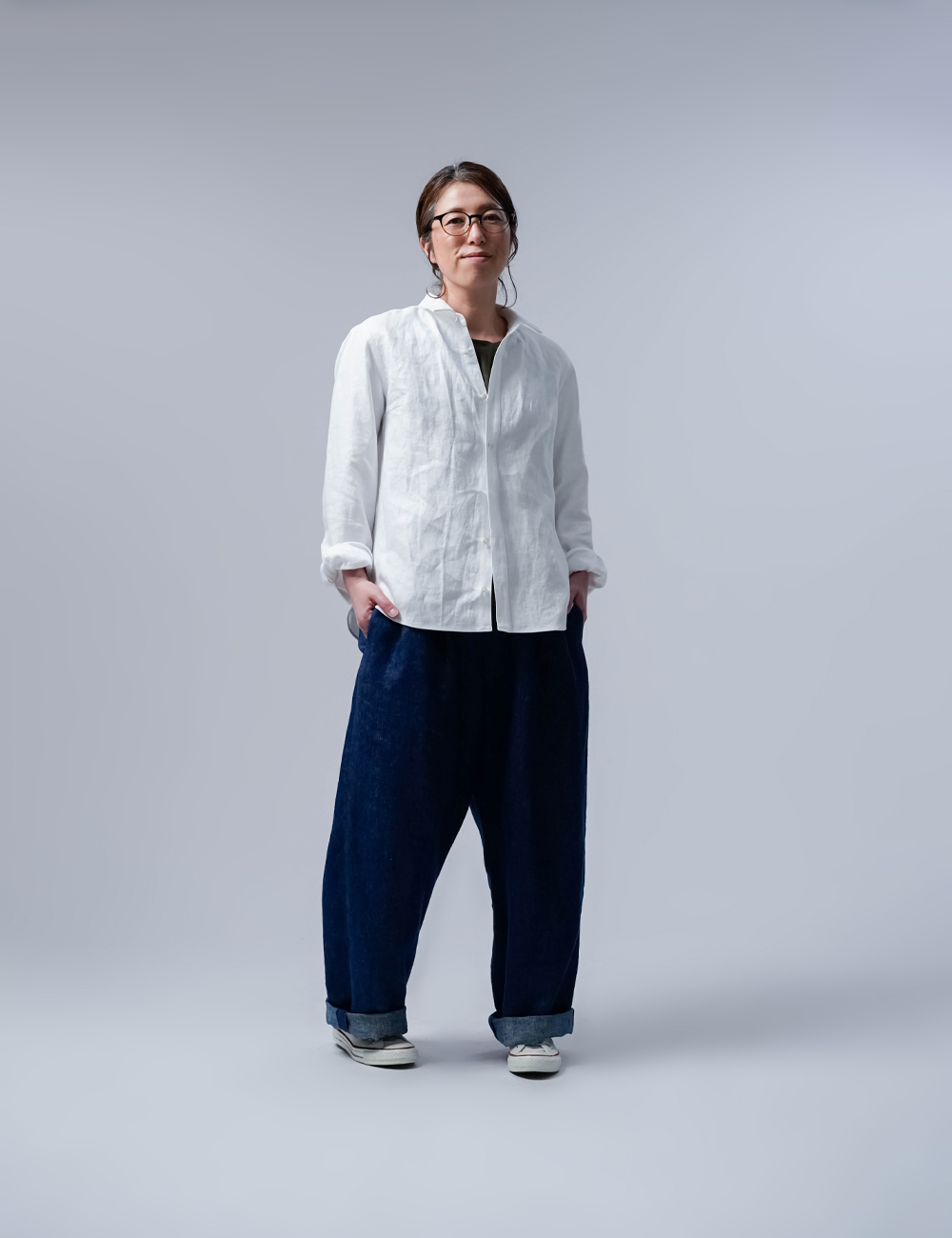 プレミアム】 Linen Shirt wafu史上最高の上質リネン シャツ