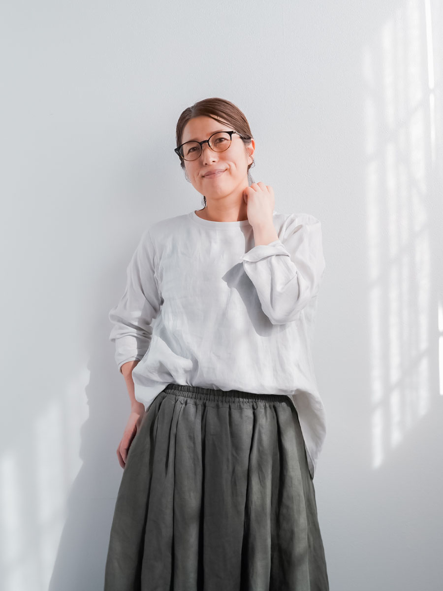 リネントップス】リネン愛が辿り着いた答え Aライン長袖