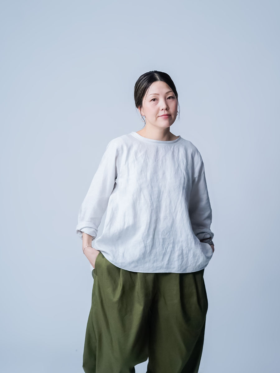 リネントップス】リネン愛が辿り着いた答え Aライン長袖