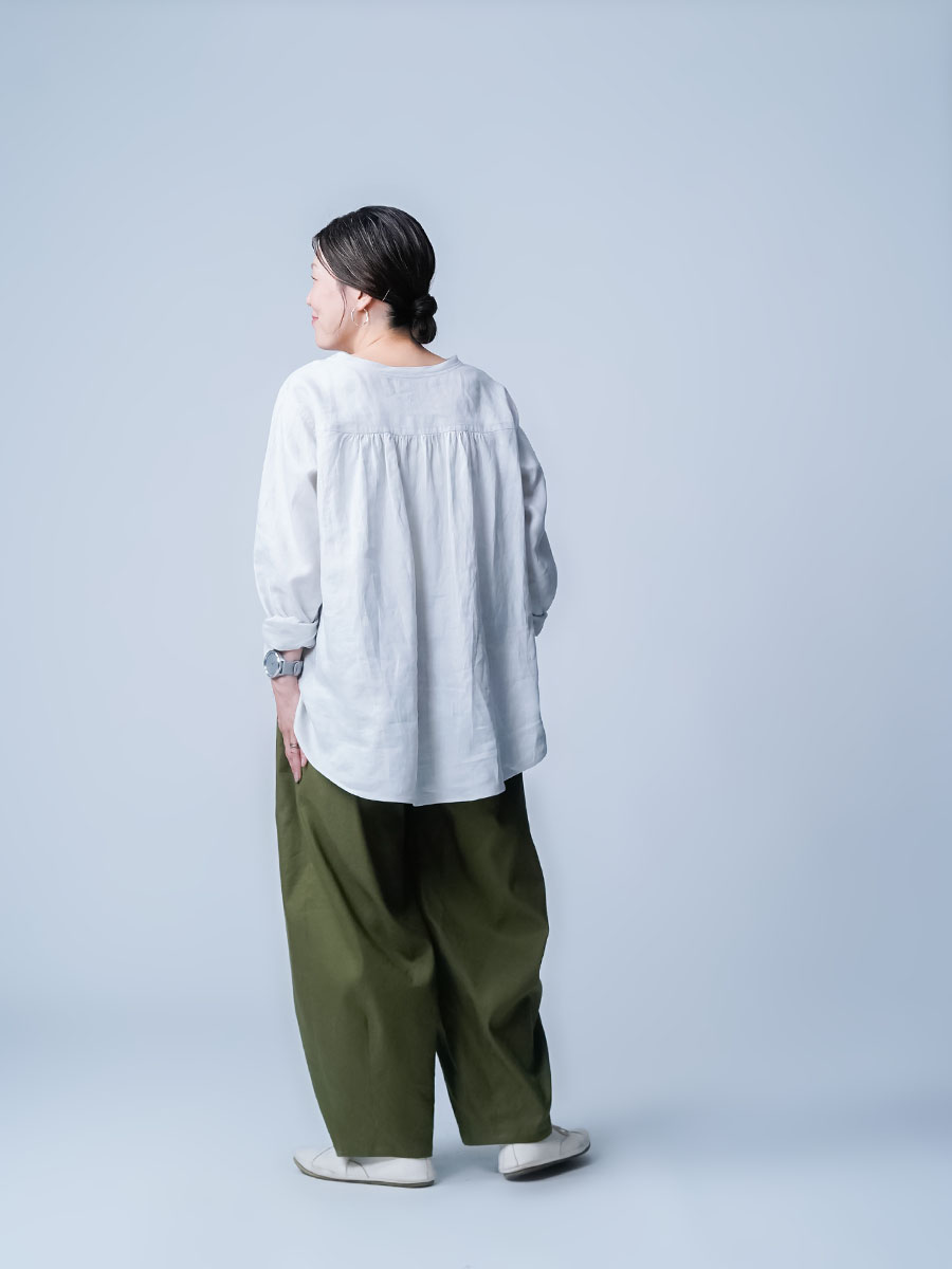 リネントップス】リネン愛が辿り着いた答え Aライン長袖