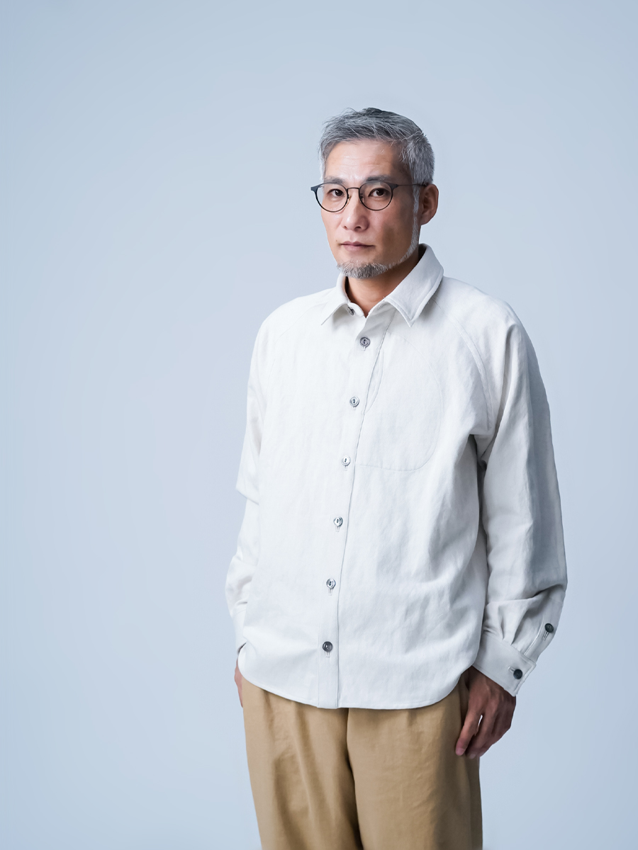 新品タグ付✨エストネーション リネン100 デニム調 シャツジャケットL 洗える 新品タグ付✨エストネーション リネン100 デニム調 シャツ
