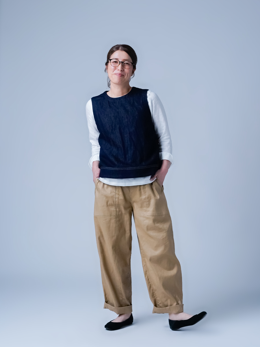 リネンデニムセットアップ】この服で、決断はもういらない