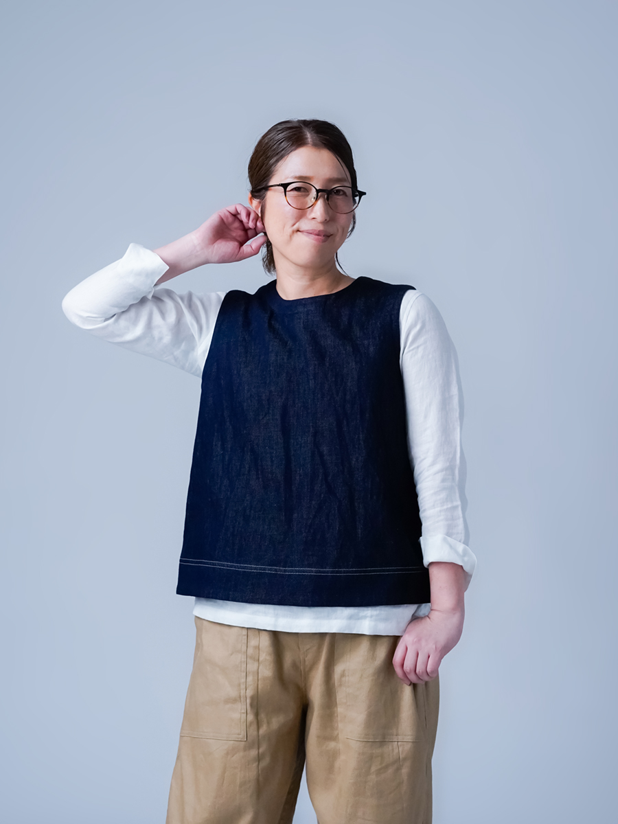 リネンデニムセットアップ】この服で、決断はもういらない
