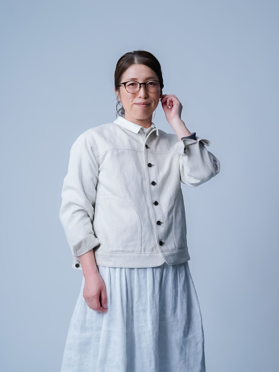 リネンつけ襟】ズルいほど「きちんと」 シャツ襟 ／ 白色 z018h